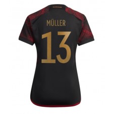 Tyskland Thomas Muller #13 Bortedrakt Kvinner VM 2022 Kortermet